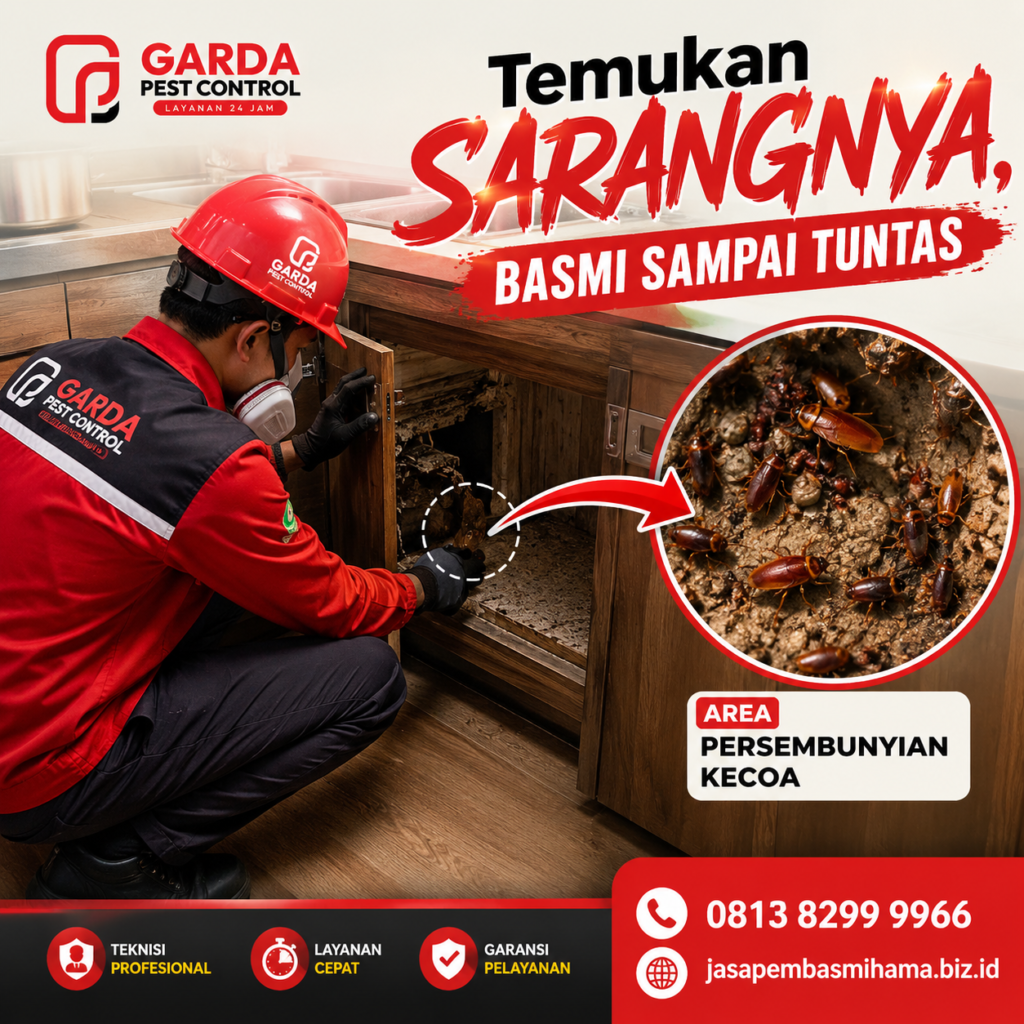 Pest Control Kecoa Profesional Sidoarjo: Solusi Ampuh Basmi Kecoa Tanpa Sisa