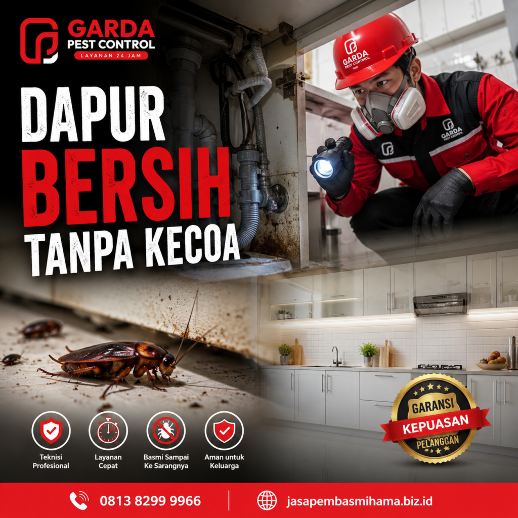 Jasa Basmi Kecoa di Sidoarjo: Profesional dan Terpercaya untuk Lingkungan Bersih