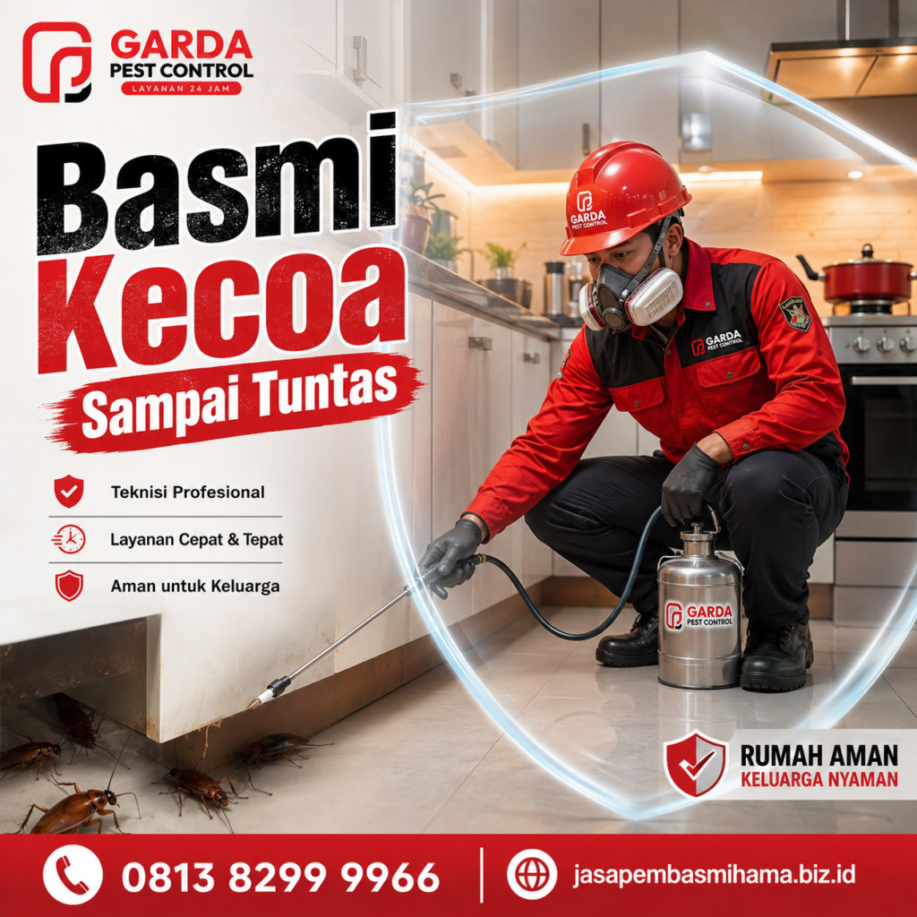 Harga Jasa Basmi Kecoa Sidoarjo: Solusi Efektif Pengendalian Hama Profesional