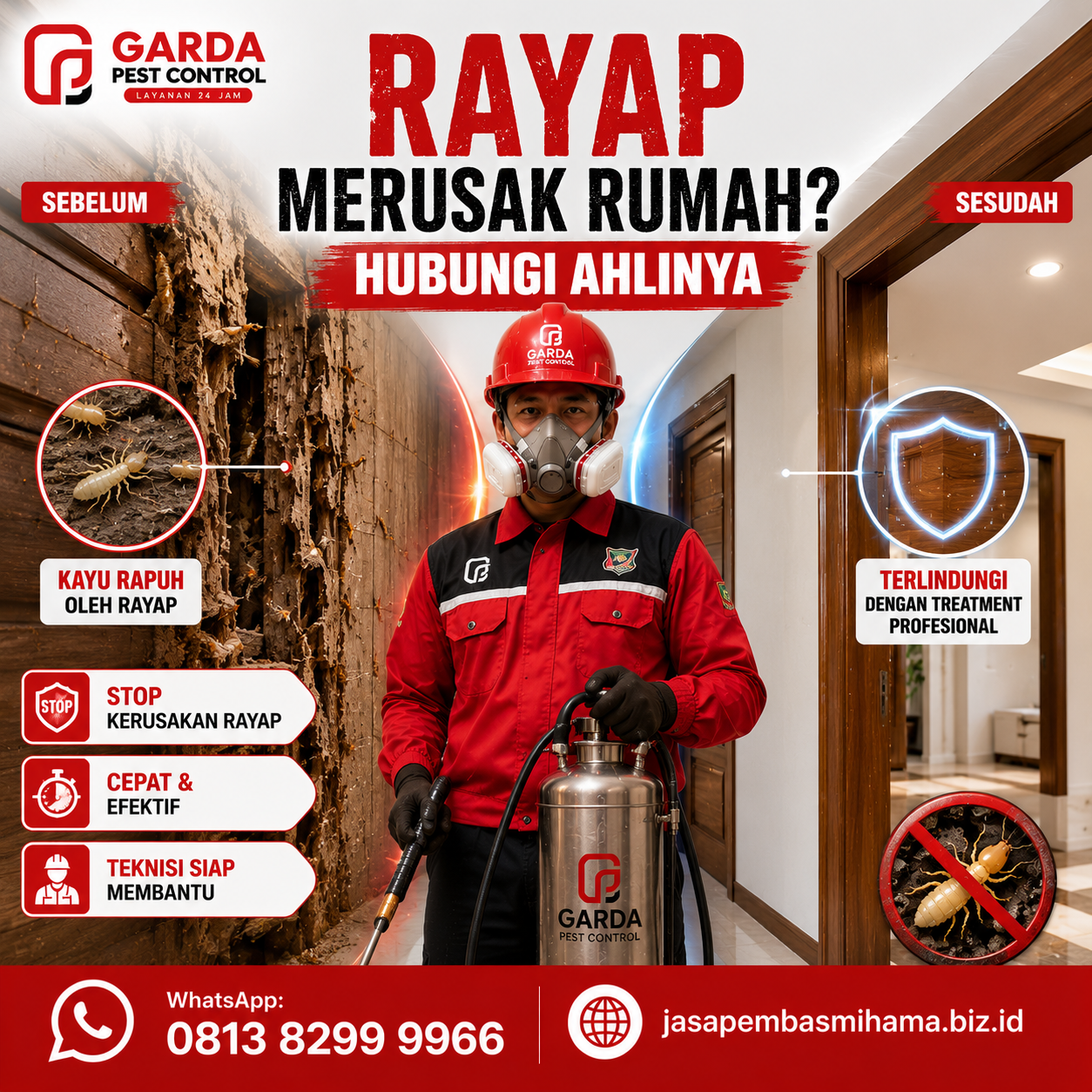 Jasa Anti Rayap Pra Konstruksi Sidoarjo: Proteksi Bangunan Bergaransi