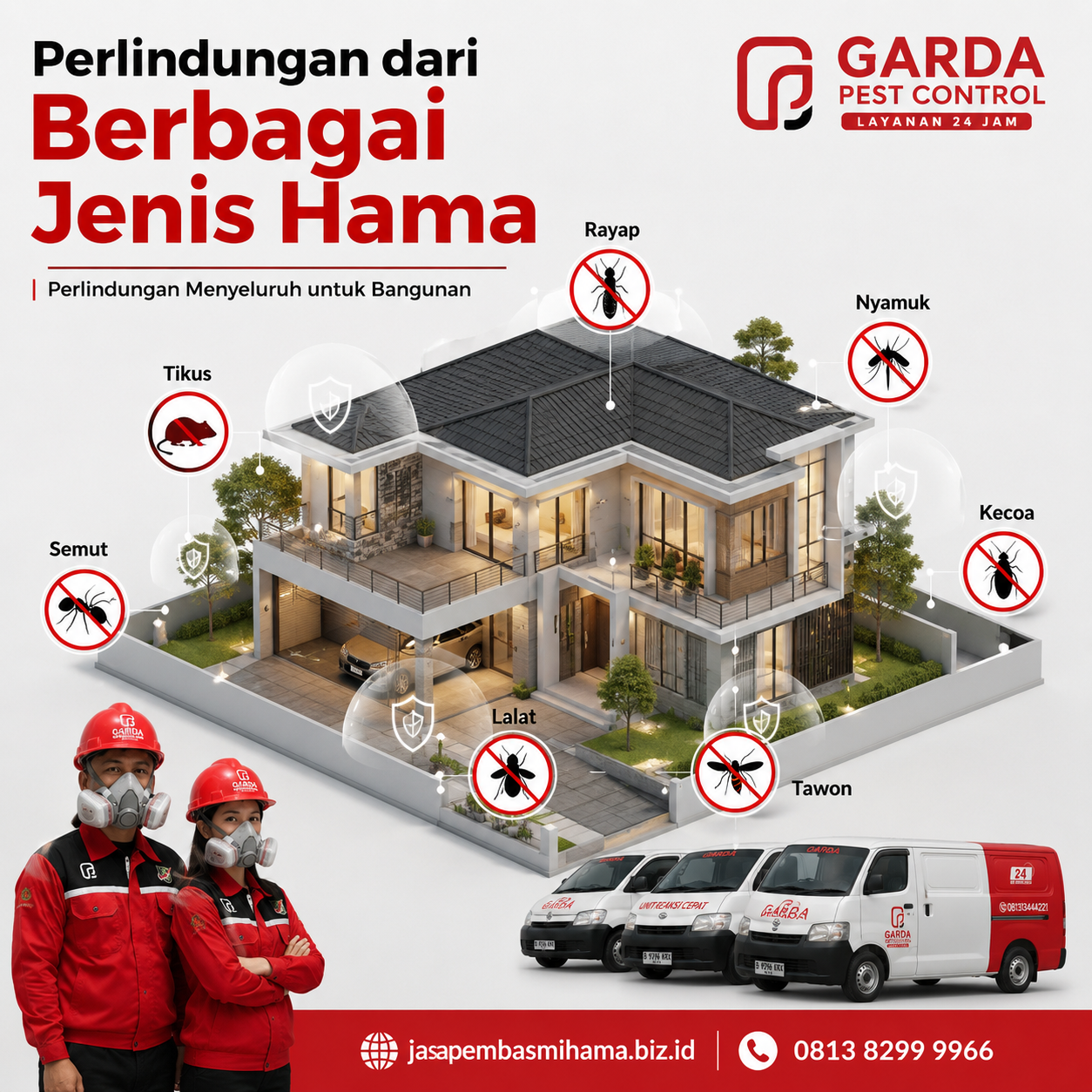 Jasa Pembasmi Hama Sidoarjo Bergaransi untuk Rumah dan Area Bisnis